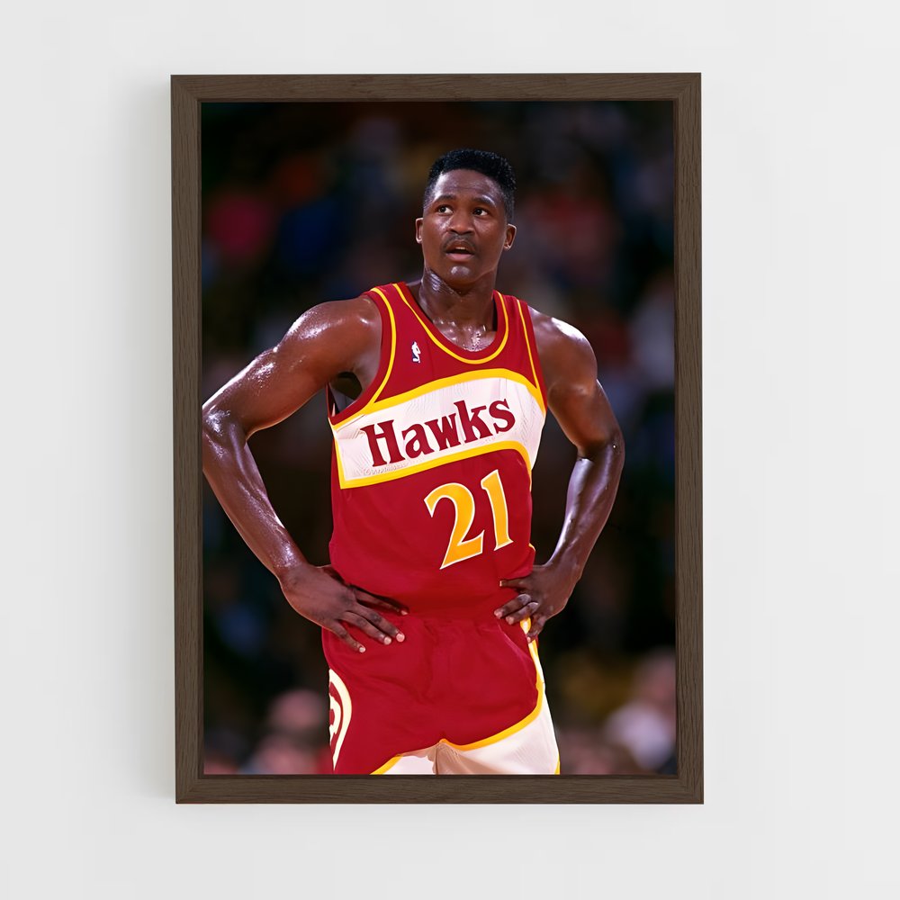 Poster Dominique wilkins – affiche Basketball (vue 5)